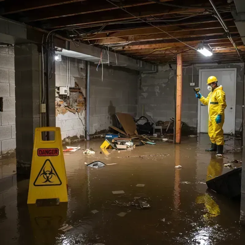 Flooded Basement Electrical Hazard in Hillsborough County, FL Property